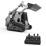 MoFun SW(RC)-008 2.4G 無線遙控10通道履帶叉車兒童DIY不鏽鋼組裝玩具，SW(RC)-008