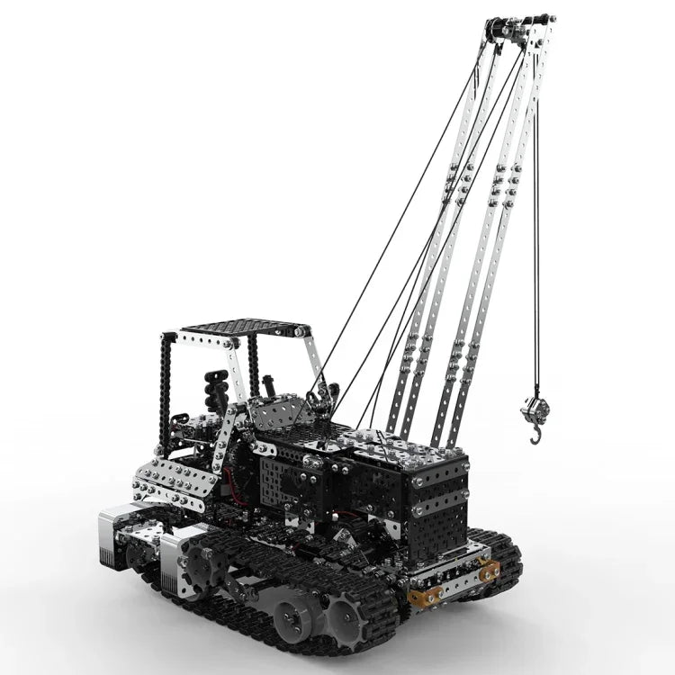 MoFun SW(RC)-010 2.4G 無線遙控 10 通道側吊車 兒童 DIY 不鏽鋼組裝玩具，SW(RC)-010
