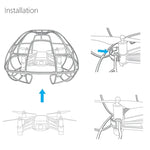 PGYTECH 球形保護罩籠，適用於DJI TELLO，適用於DJI TELLO籠