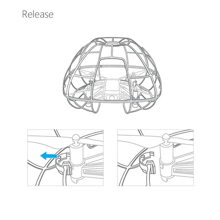 PGYTECH 球形保護罩籠，適用於DJI TELLO，適用於DJI TELLO籠