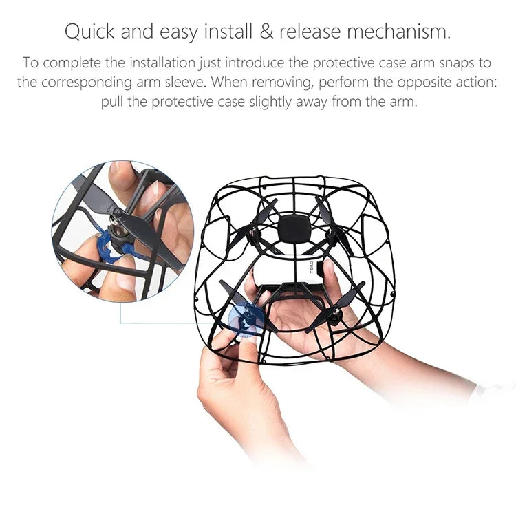 PGYTECH 球形保護罩籠，適用於DJI TELLO，適用於DJI TELLO籠