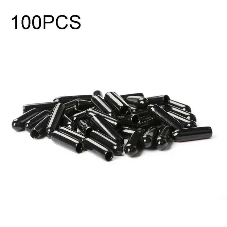 100 個 iFlight M3x15mm 發射器天線保護蓋 PVC 橡膠套，適用於 FPV 遙控模型多旋翼備件配件