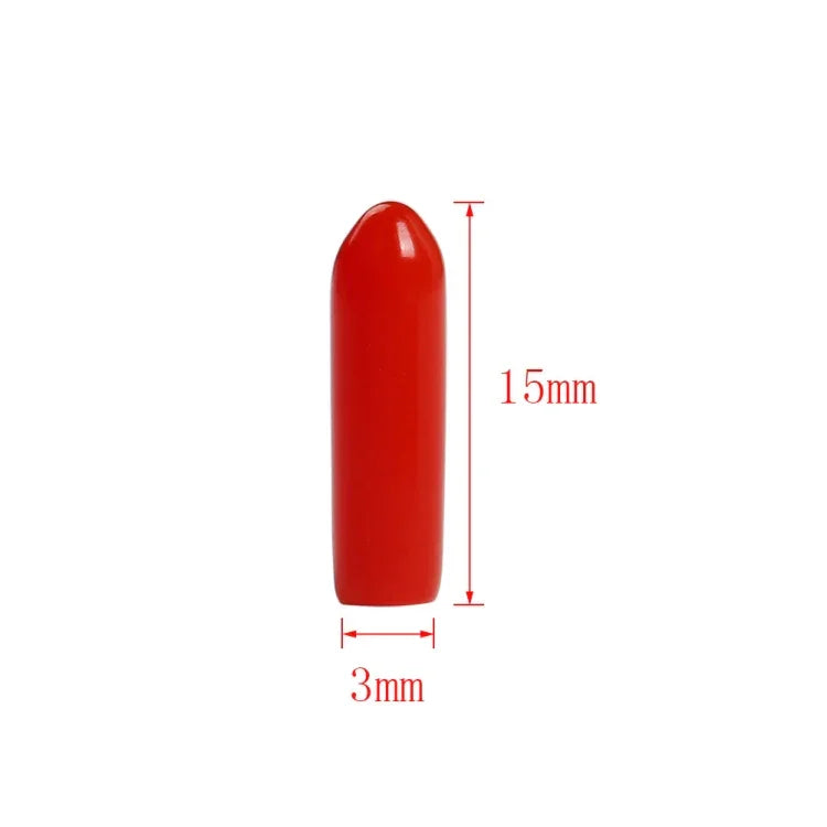 100 個 iFlight M3x15mm 發射器天線保護蓋 PVC 橡膠套，適用於 FPV 遙控模型多旋翼備件配件
