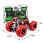 675E 1:16 2.4GHz 雙面扭曲越野四輪驅動攀爬遙控兒童玩具車，尺寸：33cm