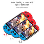 Powkiddy X12 Plus 復古經典遊戲掌上遊戲機，7吋高清螢幕，16GB記憶體，支援MP4 / 電子書，X12 Plus