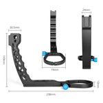 YELANGU A69 提把手持穩定器延伸支架，適用於DJI Ronin SC，A69適用於DJI Ronin SC