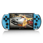 X7 Plus 復古經典遊戲掌上遊戲機，配備 5.1 吋高清螢幕與 8G 記憶體，支援 MP4／電子書，X7 Plus（黃＋紅），X7 Plus（黃），X7 Plus（藍＋紅），X7 Plus（藍），X7 Plus（紅）