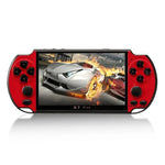 X7 Plus 復古經典遊戲掌上遊戲機，配備 5.1 吋高清螢幕與 8G 記憶體，支援 MP4／電子書，X7 Plus（黃＋紅），X7 Plus（黃），X7 Plus（藍＋紅），X7 Plus（藍），X7 Plus（紅）