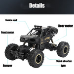 2.4GHz 4WD 雙馬達越野攀爬車遙控車，型號：6026，6026（黑色），6026（金色），6026（銀色）