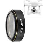 DJI Phantom 4 Pro用高清無人機星光效果6點鏡頭濾鏡，星光