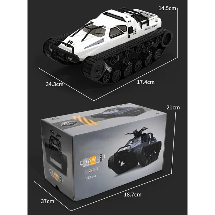 SG-1203 1:12 2.4G 模擬遙控電動履帶車坦克越野車模型玩具