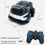 HD885J 魔鬼牙形 360 度直立旋轉特技遙控車電動玩具