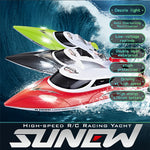 HongXunJie HJ806 2.4Ghz 水冷高速賽艇遙控船，帶遙控器，自動翻轉功能，控制距離 200 米
