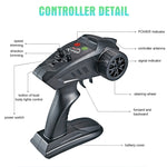 HongXunJie HJ806 2.4Ghz 水冷高速賽艇遙控船，帶遙控器，自動翻轉功能，控制距離 200 米