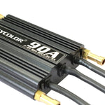 Flycolor Flymoster系列90A 2-6S防水電子調速器，適用RC船，90A 2-6S