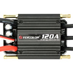 Flycolor Flymoster系列 120A 2-6S 防水電子調速器，適用於遙控船，120A 2-6S
