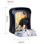 密碼鎖金屬收納箱 門用安全箱 壁櫃鑰匙安全箱
