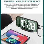 8821 LED Mirror Dual-purpose Snooze Alarm Clock, 8821(Black), 8821(White)