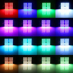 2 PCS Colorful 31MM Bicuspid Remote Control Car Dome Lamp LED Reading Light with 6 LED Lights, 31MM  6 LED Lights