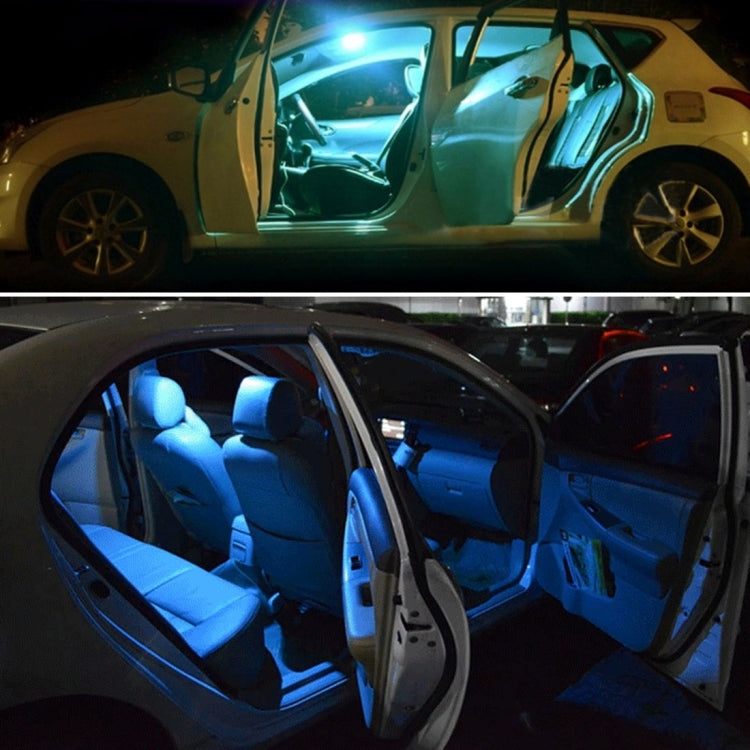2 PCS Colorful 31MM Bicuspid Remote Control Car Dome Lamp LED Reading Light with 6 LED Lights, 31MM  6 LED Lights
