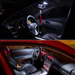 2 PCS 41mm 2W 240LM White Light 24 LED SMD 4014 Error Free License Plate Lights Car Light Bulb, 41mm