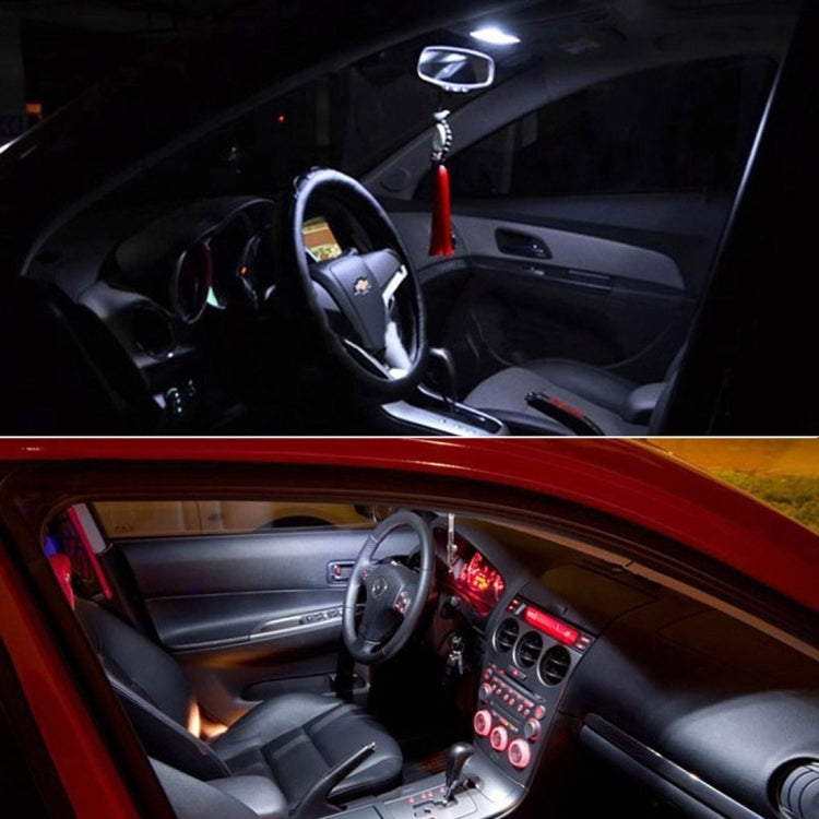 2 PCS 41mm 2W 240LM White Light 24 LED SMD 4014 Error Free License Plate Lights Car Light Bulb, 41mm