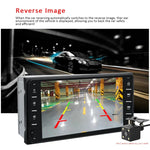 848V 16 7吋多點觸控屏汽車GPS導航儀，支持TF卡/USB/AUX/MP5播放器/安卓及iPhone鏡像連接，848V