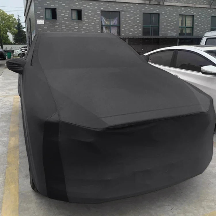 防塵防紫外線隔熱彈力棉轎車車罩，尺寸：S，4.3m~4.65m