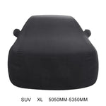 防塵防紫外線隔熱彈力棉SUV車罩，尺寸：XL，5.05m~5.35m