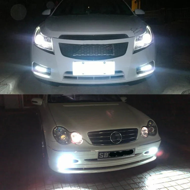 2 件裝 9005 DC9-16V / 3.5W / 6000K / 320LM 汽車霧燈 12LEDs SMD-ZH3030 燈，帶恆流，9005