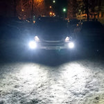 2 件裝 9005 DC9-16V / 3.5W / 6000K / 320LM 汽車霧燈 12LEDs SMD-ZH3030 燈，帶恆流，9005