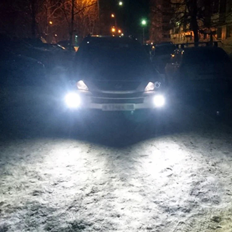 2 件裝 9005 DC9-16V / 3.5W / 6000K / 320LM 汽車霧燈 12LEDs SMD-ZH3030 燈，帶恆流，9005