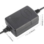 摩托車 12V 智能自動電池智慧電源充電器美規插頭，美規插頭