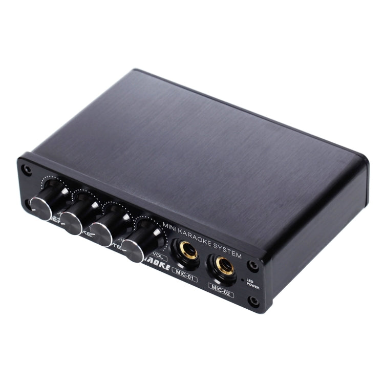 A933迷你卡拉OK機系統聲音混音放大器，適用於PC/電視/手機，支持RCA輸入/雙通道麥克風輸入，A933