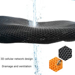 Motorcycle Breathable Sunscreen Double Layer 3D Honeycomb Small Hole Polyester Cushion Mesh, Size: XXXXL, Length: 103cm; Width: 63cm, Size: XXXXL