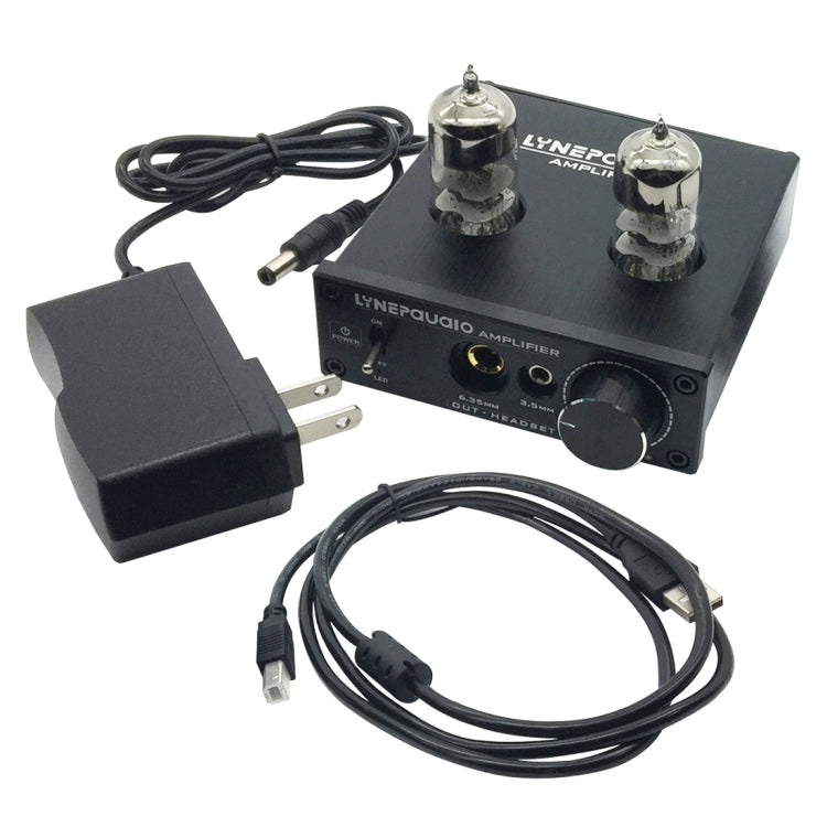 LINEPAUDIO A962 HiFi 6J9 真空管功率耳機放大器 USB ASIO 音效卡，A962