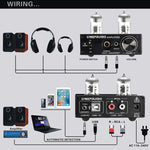 LINEPAUDIO A962 HiFi 6J9 真空管功率耳機放大器 USB ASIO 音效卡，A962