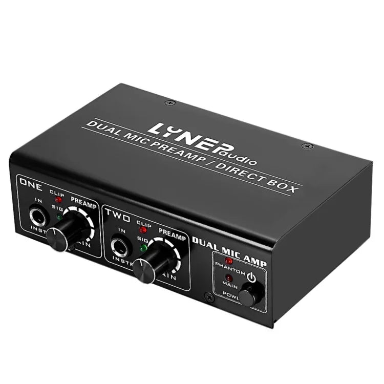 LINEPAUDIO A961 雙通道麥克風放大器 電吉他 電貝斯放大器，A961