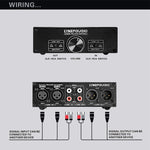 LINEPAUDIO A967 全平衡被動前置放大器 主動式揚聲器雙聲道音量控制器，A967
