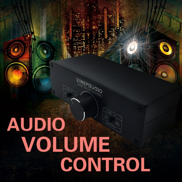 LINEPAUDIO A967 全平衡被動前置放大器 主動式揚聲器雙聲道音量控制器，A967