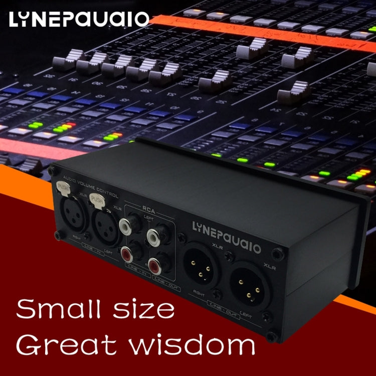 LINEPAUDIO A967 全平衡被動前置放大器 主動式揚聲器雙聲道音量控制器，A967
