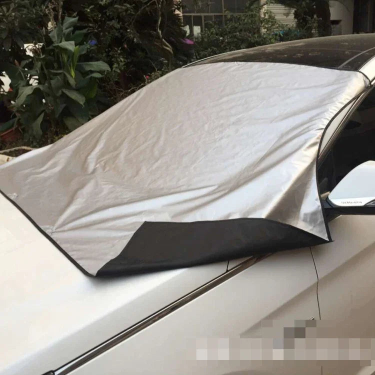 磁性汽車前擋風玻璃防雪/防霜罩，冬季汽車雪盾罩，汽車前擋風玻璃/雨/霜/遮陽汽車雪盾罩，尺寸：210 x 120cm、210x210cm