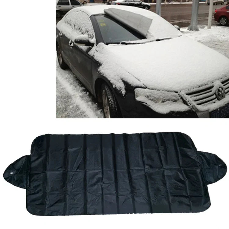 汽車擋風玻璃遮陽罩，冬季汽車雪盾罩，汽車前擋風玻璃/雨/霜/遮陽，尺寸：150 x 70cm，隨機顏色配送，150x70cm