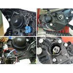 2 PCS K100 Universal Car LED Headlight HID Xenon Lamp Silicone Dust Cover Seal Caps Car Dust Cover Waterproof Dustproof Sealing Headlamp Cover for Car Retrofit, Inner Diameter: 10cm, Inner Diameter: 10cm