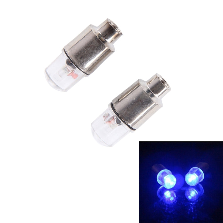 2個帶電池氣門蓋燈，適用汽車/摩托車/自行車