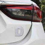 Car Vehicle Badge Emblem 3D English Letter Self-adhesive Sticker Decal, Size: 4.5*4.5*0.5cm, W, B, M, X, C, N, D, O, E, P, F, Q, G, R, H, S, I, T, A, J, U, Y, K, V, Z, L