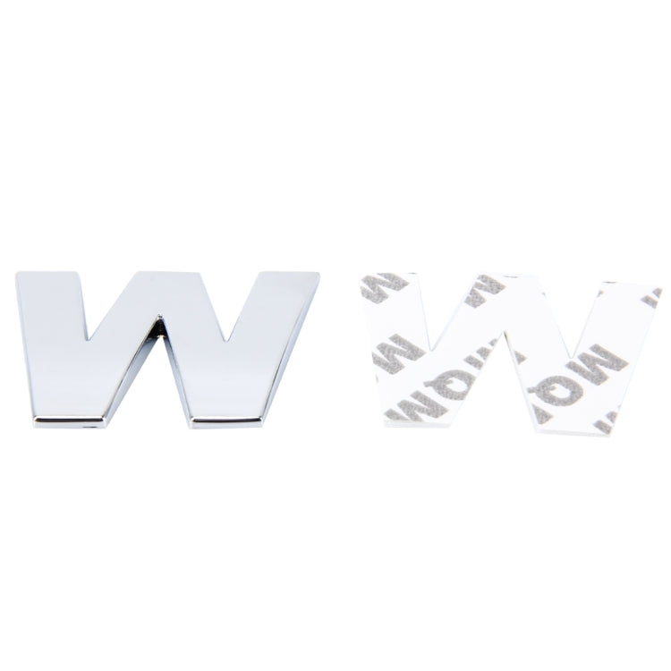Car Vehicle Badge Emblem 3D English Letter Self-adhesive Sticker Decal, Size: 4.5*4.5*0.5cm, W, B, M, X, C, N, D, O, E, P, F, Q, G, R, H, S, I, T, A, J, U, Y, K, V, Z, L