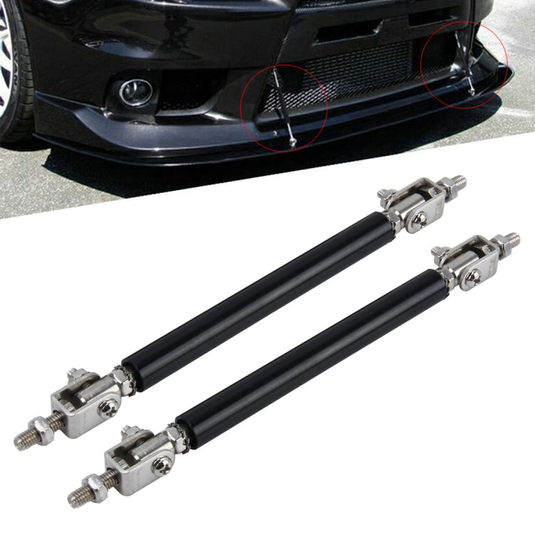 2 PCS Car Modification Large Surrounded By The Rod Telescopic Lever Front and Rear Bars Fixed Front Lip Back Shovel Adjustable Small Rod, Length: 7.5cm, Length: 7.5cm