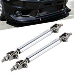 2 PCS Car Modification Large Surrounded By The Rod Telescopic Lever Front and Rear Bars Fixed Front Lip Back Shovel Adjustable Small Rod, Length: 7.5cm, Length: 7.5cm