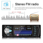 SWM-4022D 高清4.1英寸 12V 通用車用收音機接收器 MP5播放器，支持FM、藍牙和TF卡，帶遙控器，SWM-4022D